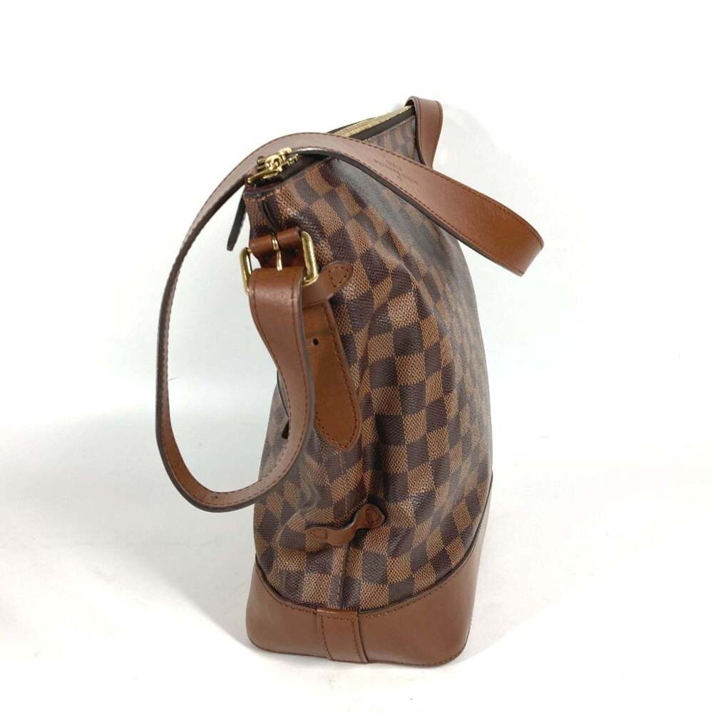 LOUIS VUITTON Authentic Brown Damier Canvas Shoulder Bag - Picture 4 of 16